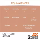 AK 3rd Generation Figure Series Light Flesh 17ml