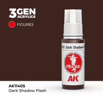 AK Interactive - Dark Shadow Flesh festék