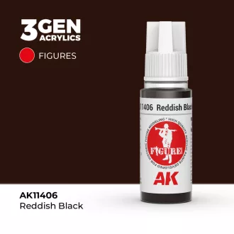 AK Interactive - Reddish Black festék