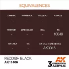AK 3rd Generation Figure Series Reddish Black 17ml