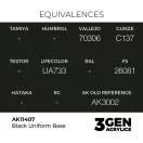 AK Interactive - Black Uniform Base festék