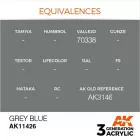 AK 3rd Generation Figure Series Grey Blue 17ml