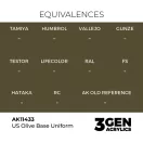 AK Interactive - US Olive Base Uniform festék