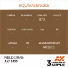 AK 3rd Generation Figure Series Field Drab 17ml