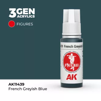AK Interactive - French Greyish Blue festék