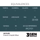 AK Interactive - French Greyish Blue festék