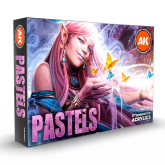 AK Interactive - PASTELS COLORS SET festékkészlet