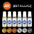 AK 3rd Generation METALLICS COLORS SET