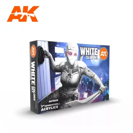AK 3rd Generation WHITE COLORS SET set