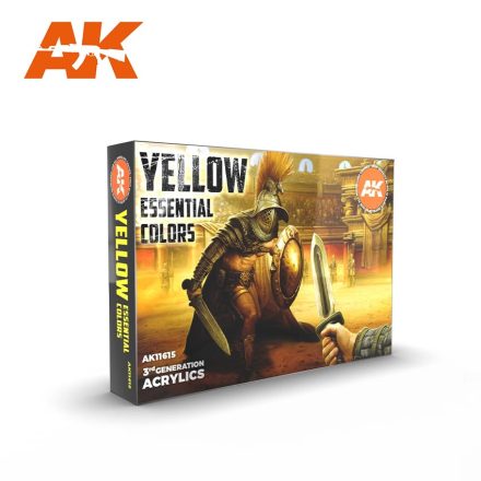 AK 3rd YELLOW ESSENTIAL COLORS SET