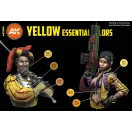 AK Interactive - YELLOW ESSENTIAL COLORS 3GEN SET festékkészlet
