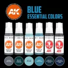 AK 3rd BLUE ESSENTIAL COLORS SET
