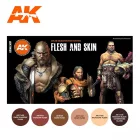AK 3rd Flesh And Skin Colors SET