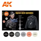 AK 3rd Panzer Crew Black Uniforms SET