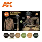 AK 3rd Waffen Ss 44 Dot Uniform Colors SET