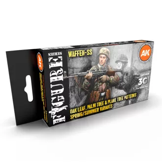 AK Interactive - WAFFEN SPRING-SUMMER CAMOUFLAGE 3G festék