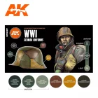 AK 3rd WWI GERMAN UNIFORMS SET