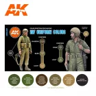 AK 3rd Idf Uniform Colors SET