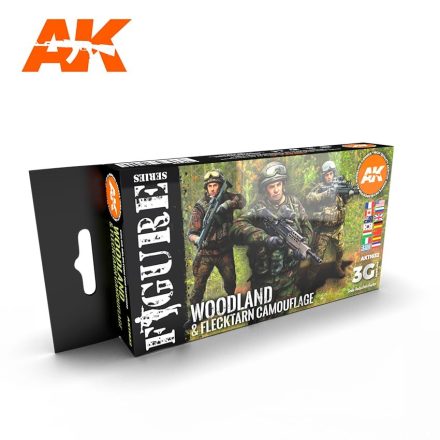 AK 3rd Modern Woodland And Flecktarn Camouflages SET