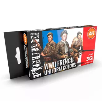 AK Interactive - FRENCH UNIFORM COLORS 3G festék