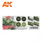 AK 3rd Modulation 4Bo Russian Green SET