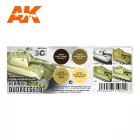 AK 3rd Modulation German Dunkelgelb SET