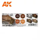 AK 3rd Modulation German Red Primer SET