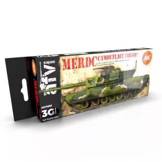 AK Interactive - MERDC CAMOUFLAGE COLORS 3G festék