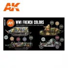AK 3rd Wwi French Colors SET