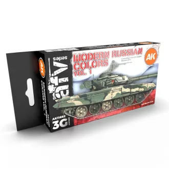 AK Interactive - MODERN RUSSIAN COLOURS VOL 1 3G festék