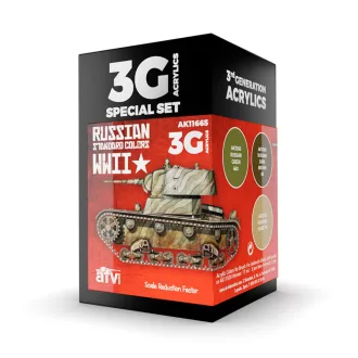 AK Interactive - RUSSIAN STANDARD WWII COMBO 3G festék