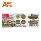AK 3rd Panzer Colors 1946 SET
