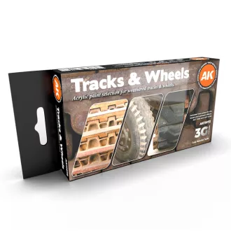 AK Interactive - TRACKS AND WHEELS festék
