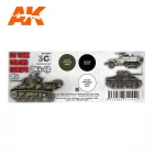 AK 3rd Us Tank Colors Europe 1944-45 SET