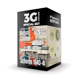 AK Interactive - BRITISH CAUNTER SCHEME 1940-1941 festék