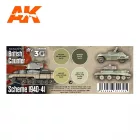 AK 3rd British Caunter Scheme 1940-1941 SET