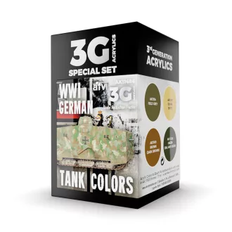 AK Interactive - WWI GERMAN TANK COLORS festék