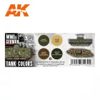 AK 3rd Wwi German Tank Colors SET