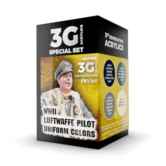 AK Interactive - WWII LUFTWAFFE UNIFORM COLORS 3G festék