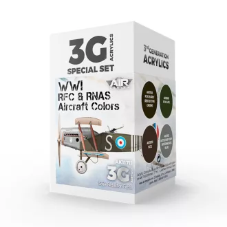   AK Interactive - WWI RFC & RNAS. British Aircraft Colors SET 3G festékkészlet