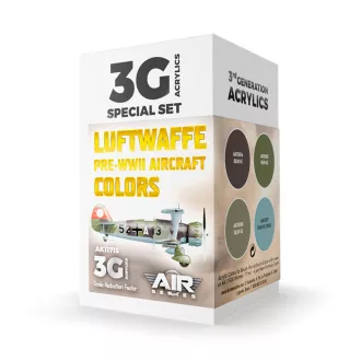   AK Interactive - Luftwaffe Pre-WWII Aircraft Colors SET 3G festékkészlet