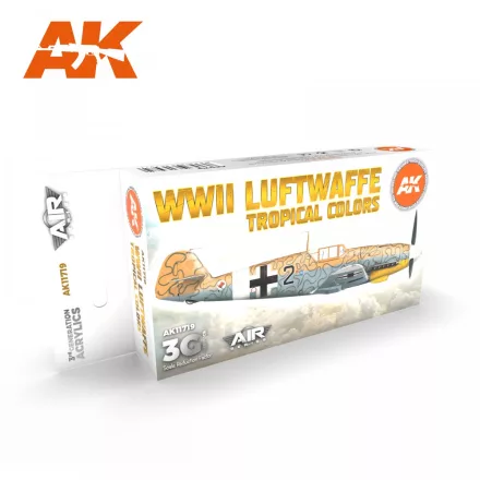 AK Interactive - WWII Luftwaffe Tropical Colors SET 3G