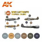 AK Interactive - WWII Luftwaffe Tropical Colors SET 3G