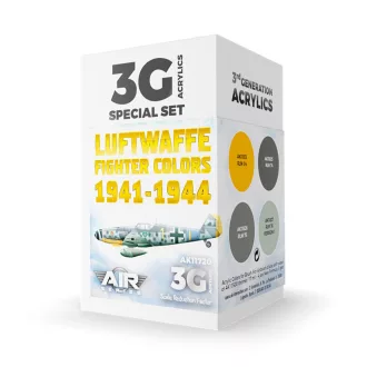   AK Interactive - Luftwaffe Fighter Colors 1941-1944 SET 3G festékkészlet