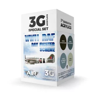   AK Interactive - WWII RAF Day Fighter Scheme SET 3G festékkészlet