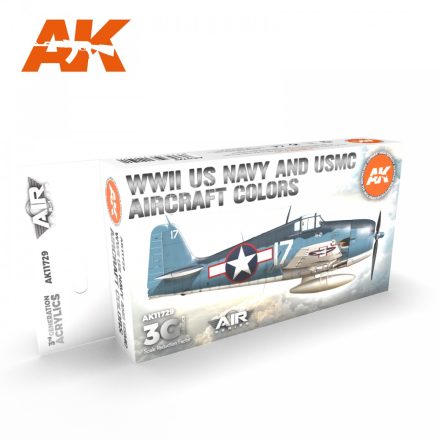 AK Interactive - WWII US Navy & USMC Aircraft Colors SET 3G
