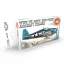 AK Interactive - WWII US Navy & USMC Aircraft Colors SET 3G festékkészlet