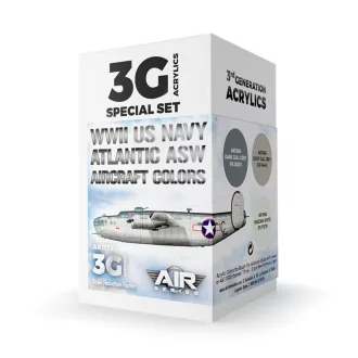   AK Interactive - WWII US Navy ASW Aircraft Colors SET 3G festékkészlet