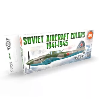   AK Interactive - Soviet Aircraft Colors 1941-1945 SET 3G festékkészlet