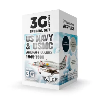   AK Interactive - US Navy & USMC Aircraft Colors 1945-1980 SET 3G festékkészlet